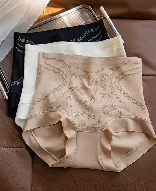 MEIZHAI 3-in-1 Seamless Ice-Silk Women’s Briefs(3-Pack)