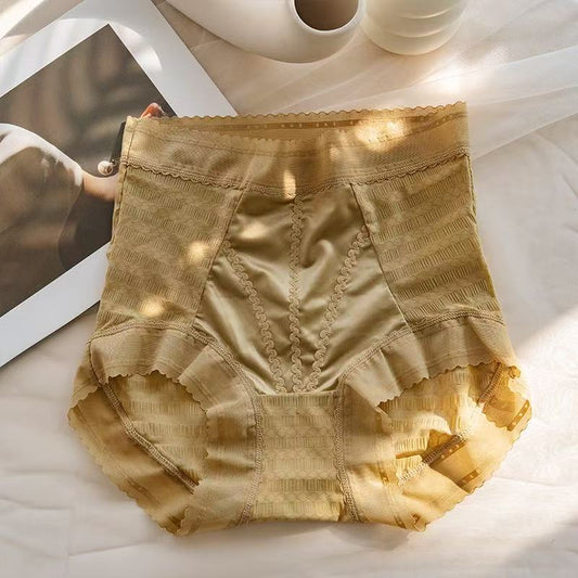 MEIZHAI Hyaluronic Cloud-Feel High-Waist Seamless Briefs(3-Pack)