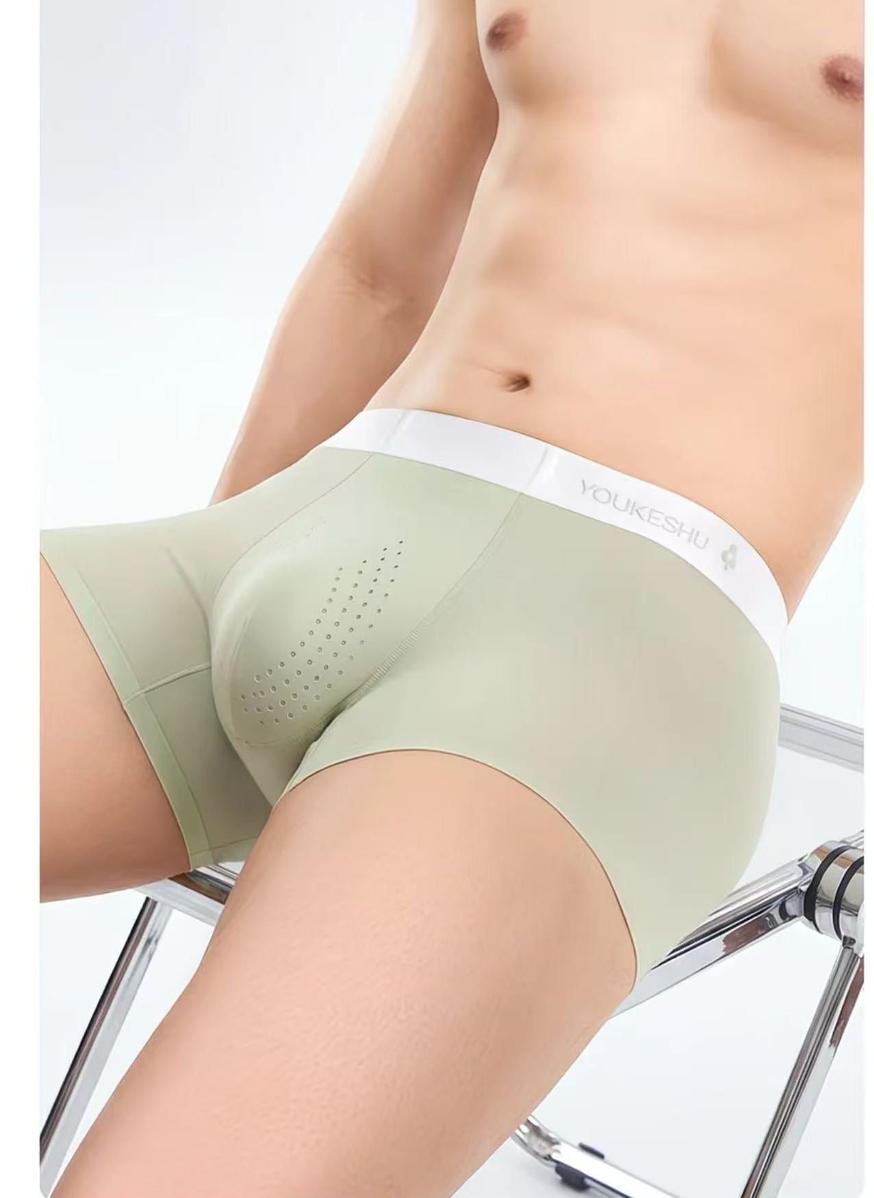 Men's Cooling Seamless Boxer Briefs