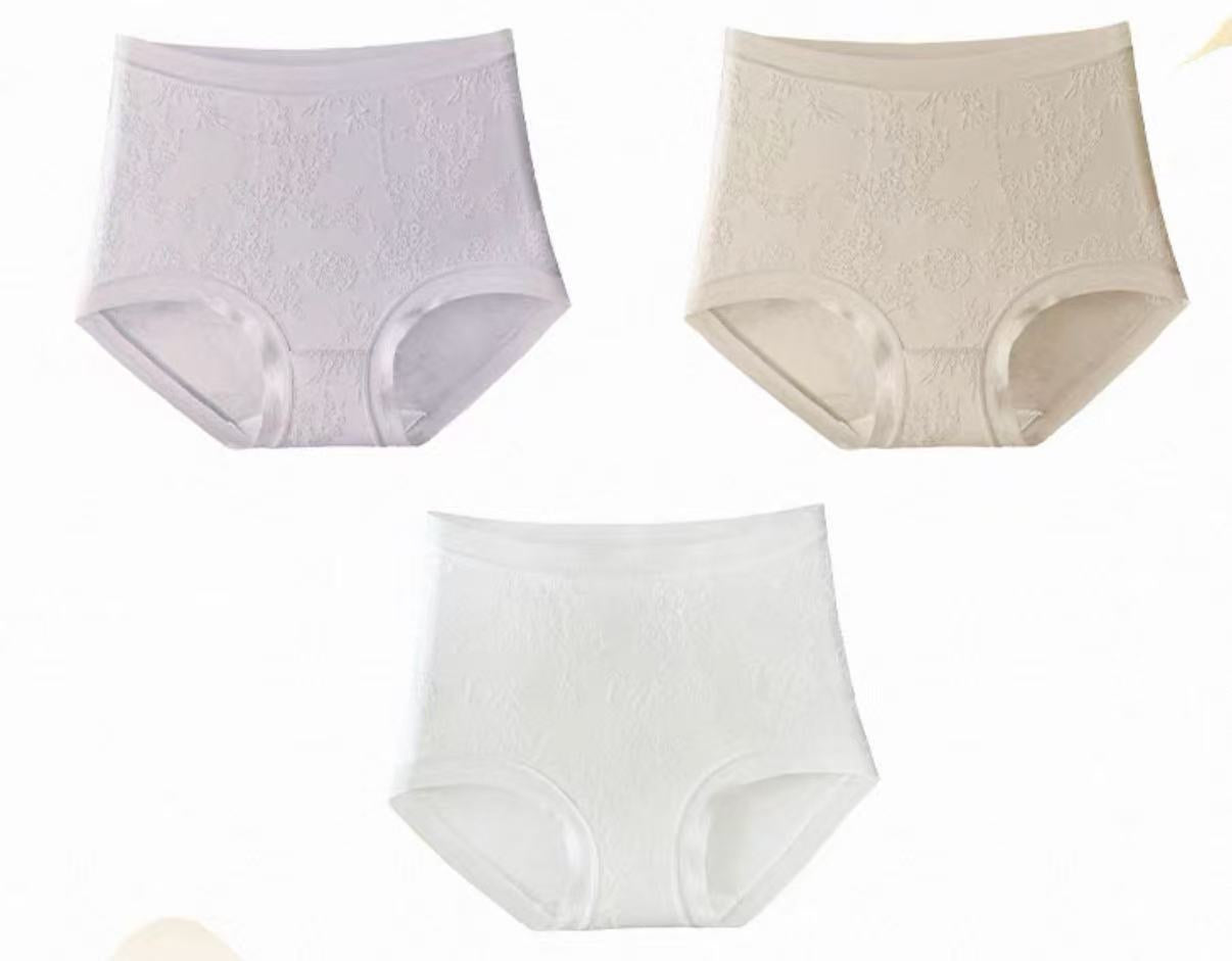 Seamless Breathable Silk Panties – No Show Comfort (MEIZHAI) 3-Pack