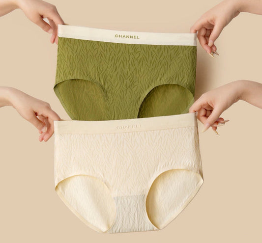 MEIZHAI Seamless Ice Silk Women's Yoga & Workout Briefs(3-Pack)