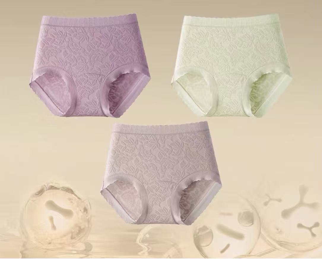 Mid-Rise Soft Cotton Briefs – Breathable Everyday Comfort (MEIZHAI) 3-Pack