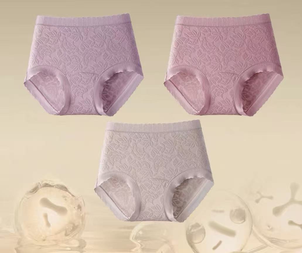 Mid-Rise Soft Cotton Briefs – Breathable Everyday Comfort (MEIZHAI) 3-Pack