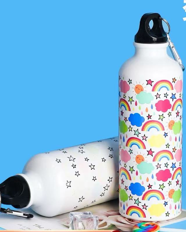Color-Changing Aluminum Sports Water Bottle – 500ml