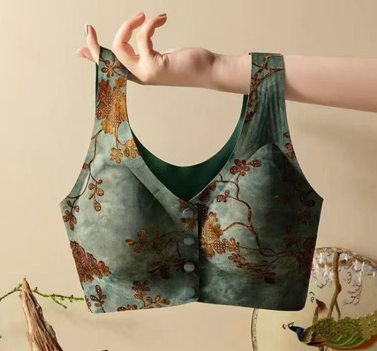 MEIZHAI Ink-Feel Seamless Wireless Bra