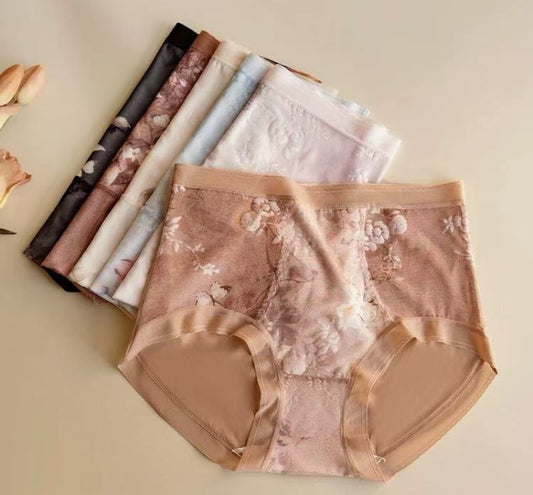 MEIZHAI Cloud-Feel Seamless High-Waist Briefs(3-Pack)