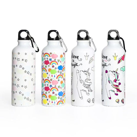 Color-Changing Aluminum Sports Water Bottle – 500ml
