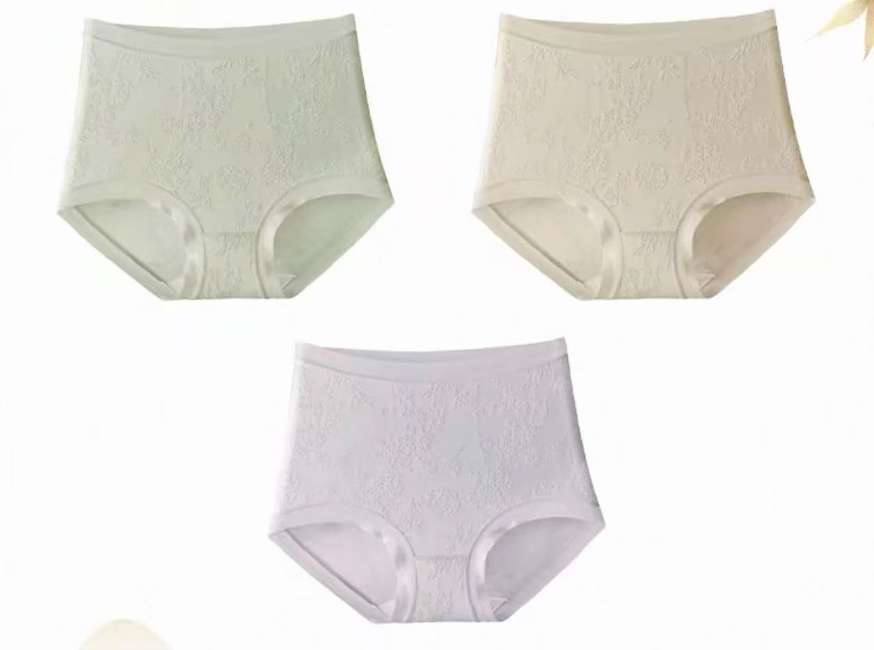 Seamless Breathable Silk Panties – No Show Comfort (MEIZHAI) 3-Pack