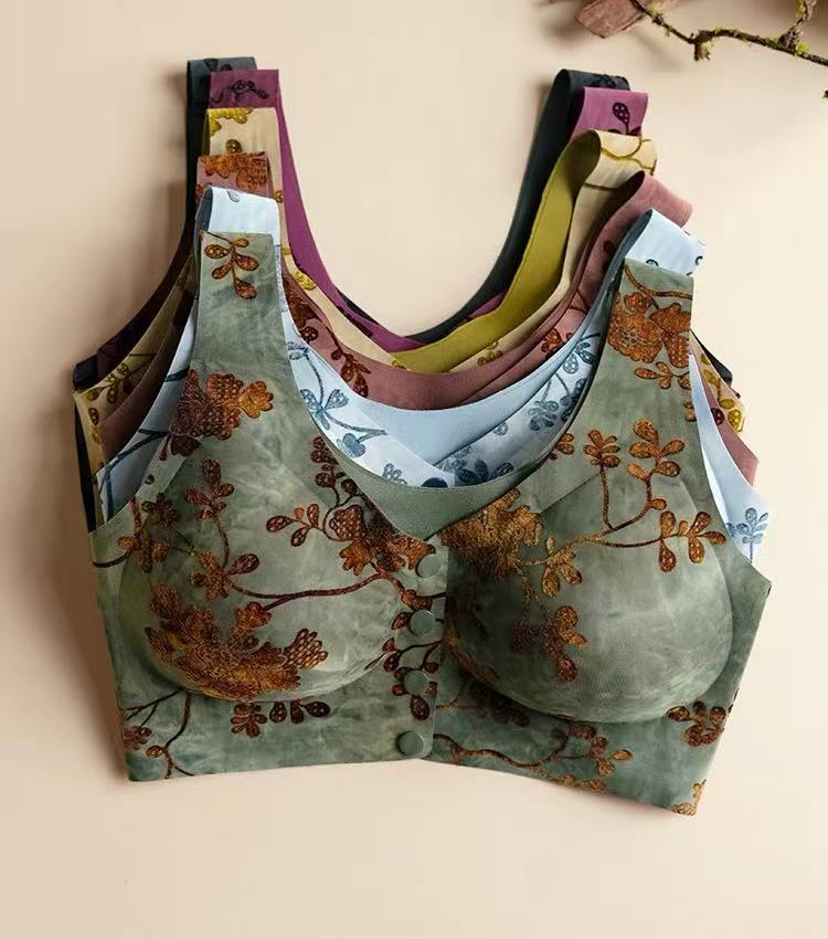 MEIZHAI Ink-Feel Seamless Wireless Bra
