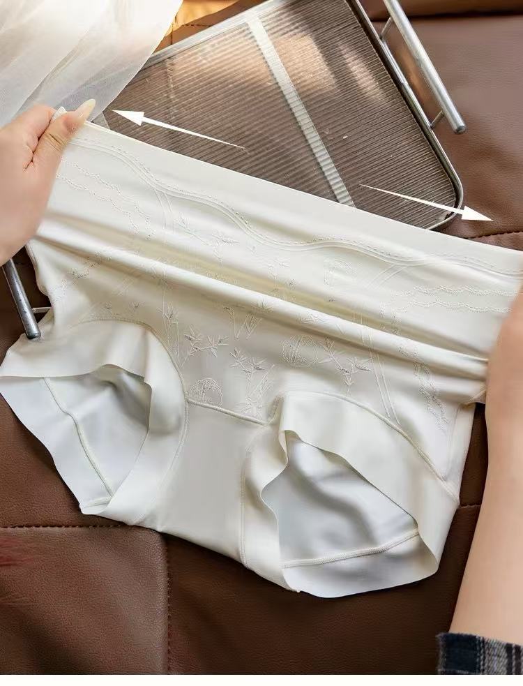 MEIZHAI 3-in-1 Seamless Ice-Silk Women’s Briefs(3-Pack)