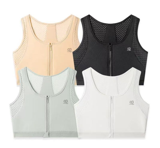 AirFit Zip Binder – Lightweight Compression, Inclusive Sizing to 6XL