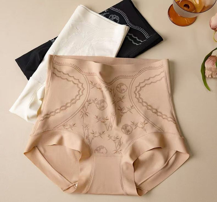 MEIZHAI 3-in-1 Seamless Ice-Silk Women’s Briefs(3-Pack)