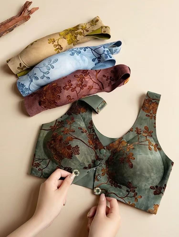 MEIZHAI Ink-Feel Seamless Wireless Bra