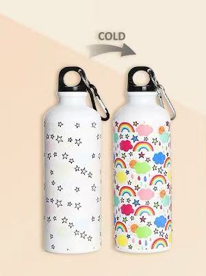 Color-Changing Aluminum Sports Water Bottle – 500ml