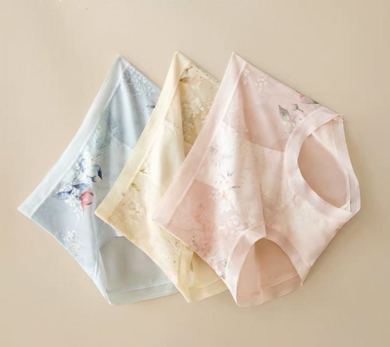 Seamless High-Waist Briefs – Soft Cloud-Feel Comfort (MEIZHAI) 3-Pack
