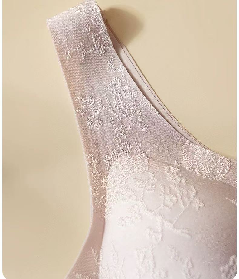 MEIZHAI Front-Closure Wireless Push-Up Bra