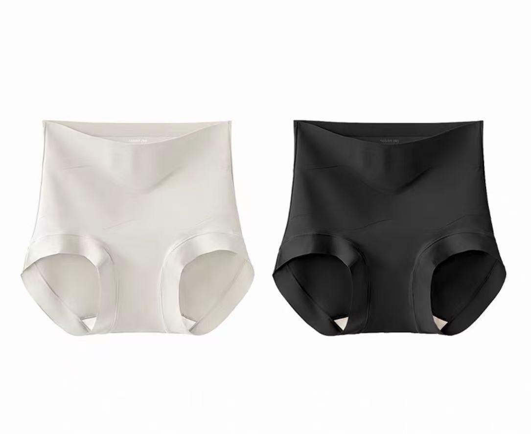 Seamless High-Waist Shapewear Briefs – Tummy Control Lift Fit (MEIZHAI) 2-Pack