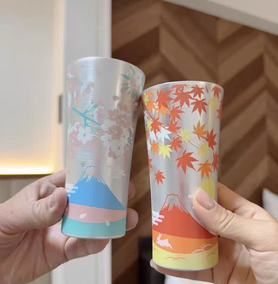 Four Seasons Color-Changing Stainless Steel Tumbler – 12.2oz (360ml)